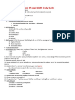 Revised 37-Page NCLEX Study Guide: Worry