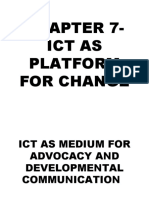 Chapter 7 - Ict As Platform For Change