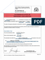 Western Australia: EMA-Form 8: Emergency Management Act 2005