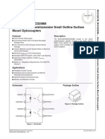 MOCD207M, MOCD208M Dual-Channel Phototransistor Small Outline Surface Mount Optocouplers