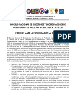 Consejo Nacional de Directores de Postgrado.