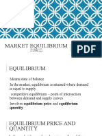 Market Equilibrium - Acted