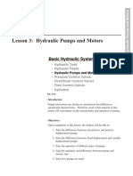 Lesson 3: Hydraulic Pumps and Motors