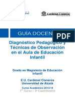 Diagnóstico Pedagógico y Técn - Observación en El Aula de Ed - Infantil