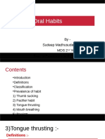 Oral Habits Part 2 Tongue Thrusting