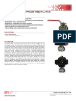 3-Piece Stainless Steel Ball Valve: Series We02