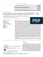 Numerical Modeling of RM Walls Under Lateral Loading