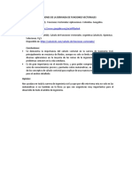 Aplicaciones de La Derivada de Funciones Vectoriales