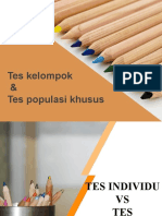 Pertemuan 10 - Tes Individu VS Kelompok & Populasi Khusus