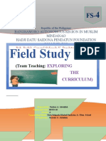 Field Study: (Team Teaching