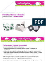 700 Plantillas Moldes Modelos Invitaciones