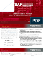 Tema 03 Medición de La Presión Ingeniería Civil 2019