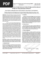 A Review On Comparative Study Between Girder Bridge and Extradosed Bridge by Using Staad - Pro Software