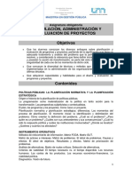 Proyecto Formulacion, Administracion y Evaluacion de Proyectos MGP 2020