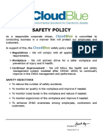 CloudBlue Safety Policy - B