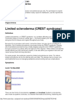 Crest Syndrome