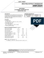 Mos Field Effect Transistor: Switching N-Channel Power Mos Fet Industrial Use