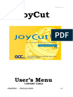 Joycut User Manual