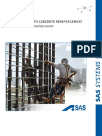 Sas High Strength Concrete Reinforcement: Grade 97 Thread Bar Coupling System