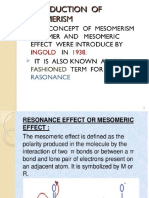 Mesomeric Effect