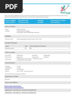 Certificate: Travel Insurance