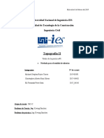 Informe Topo Nivelacion 5