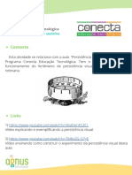 8 e 9 Ano - Persistência Visual + Atividade