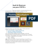 Flash - Upload de Firmware MicroPython para ESP32 e ESP8266