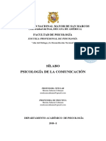 Psicología de La Comunicación - Psic. Marina Salazar C. Ciclo IV