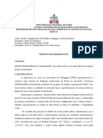 Projeto de Dissertação - Sandy Coelho