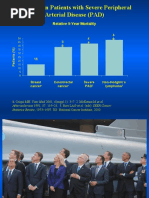 Mortality in Patients With Severe Peripheral Arterial Disease (PAD)