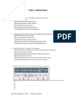 CCNA 3 Module 4 Exams