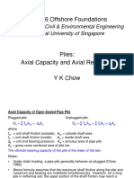 Piles - Axial Capacity and Axial Response