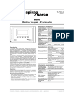 M800 Medidor de Gas - Procesador: Parámetros Visualizados