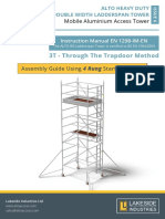 Alto Access Products HD 3T 4 Rung Starter Frame DW Instruction Manual