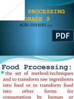 Food Processing Grade 9: Agri-Fishery