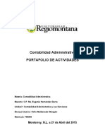 Portafolio de Actividades Contabilidad Admin