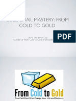 Cold Email Mastery Course - From Cold To Gold 2019