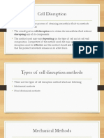 Different Types of Homogenization and Cell Disruption Methods