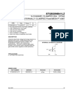 STGB20NB41LZ: N-Channel Clamped 20A - D Pak Internally Clamped Powermesh™ Igbt