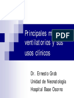 Principales Modos Ventilatorios y Sus Usos Clínicos: Dr. Ernesto Grob Unidad de Neonatología Hospital Base Osorno