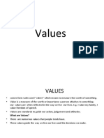 Values - PPT New