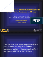 Policy Evaluation in A Time of Alternative Facts: Drug Medi-Cal, Marijuana, and Trump