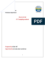 Reservoir Lab PVT Sampling Methods: University of Zakho College of Engineering Petroleum Department