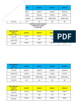 Time and Date Week 1 Aug. 24 - 28 Grade 7 Grade 8 Grade 9 Grade 10