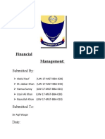 Financial Management:: Submitted by