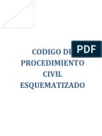 Codigo de Procedimiento Civil Esquematiz