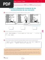 Ficha Remedial 4 Analizar La Disposicion Temporal de Los Acontecimientos de Una Narracion PDF