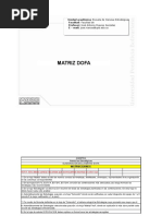 MATRIZ DOFA Modelo 1