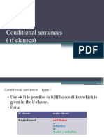 Conditional Sentences (If Clauses)